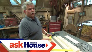 How To Use A Framing Square  Ask This Old House [upl. by Olva]