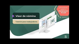 Tutorial Visor de nómina para trabajadores [upl. by Vinna]