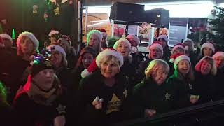 WHAT CHRISTMAS MEANS TO ME Rock Choir at Birkdale Lights Switch On 1st December 2024 [upl. by Jessamine]