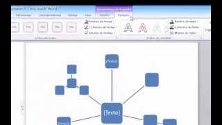 como hacer un mapa mental en word [upl. by Nevuer]