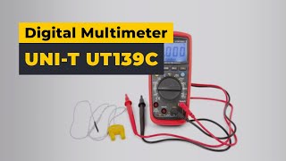 Testing Capacitors with the Digital Multimeter UNIT UT139C [upl. by Mandi]