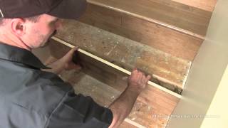 How To Install Hardwood on Stairs [upl. by Frye]