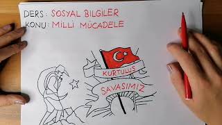 4SINIF SOSYAL BİLGİLER MİLLİ MÜCADELE 1 [upl. by Maidie]