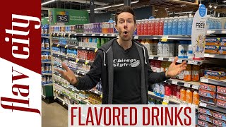 These Are The HEALTHIEST Drinks At The Grocery StoreWith A Taste Test [upl. by Rydder714]