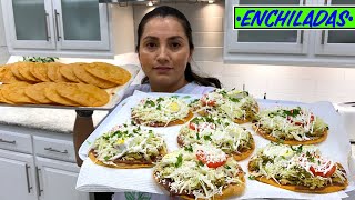 Enchiladas salvadoreñas de pollo  🍗🐔👌🏻 El MEJOR tutorial fácil y rápido [upl. by Attenwad]