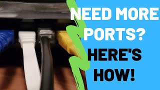 How To Add More Ports To Your Home Router [upl. by Brindell]