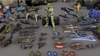 Halo 5  All Weapons and REQ Variants  Reloads Idle Animations and Sounds [upl. by Lellih]