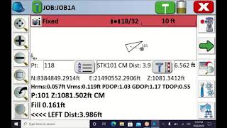 Carlson SurvPC Fundamentals 56 – Stakeout Points in SurvPC [upl. by Mchugh865]