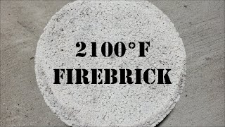 DIY Firebrick tested to 2100 °F [upl. by Nitsirk]