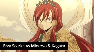 Erza vs Kagura and Minerva [upl. by Ical5]