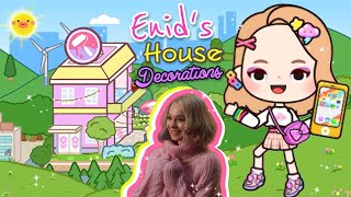 Miga World NETFLIX ENIDS🧁HOUSE DESIGN  Enid Wednesday Netflix Miga town tocaboca [upl. by Ettenoj521]