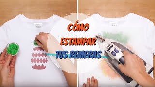 Cómo estampar tus camisetas [upl. by Ytte]