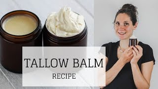 Tallow Balm Recipe  WHIPPED AND SOLID  Bumblebee Apothecary [upl. by Christiana800]