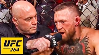 UFC 264 Dustin Poirier vs Conor Mcgregor 3 interview after the fight [upl. by Oned]