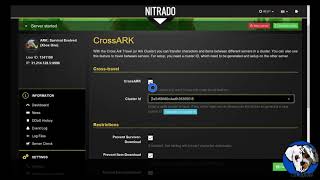 Nitrado Tutorial Ark Survival CrossArk [upl. by Australia]