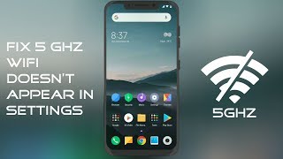 Fix 5 GHz WiFi Doesnt Appear in Settings For MIUI [upl. by Riggs]