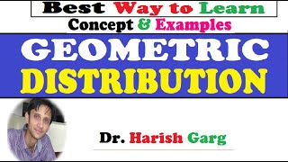 Geometric Distribution amp Examples [upl. by Noni]