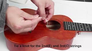 How to replace your ukulele strings [upl. by Charis]