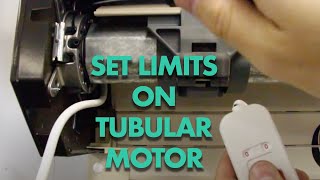 How To Set Limits on a Tubular Motor  Dumb motor limit setting [upl. by Nothgiel294]