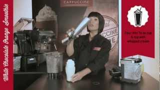 Making Frappes with Cappuccine Frappe Mixes  Basic Recipe amp Customizing [upl. by Errehs]