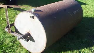 DIY Food Plot Land RollerLawn Roller [upl. by Agnella]