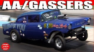 Ohio Outlaw AA Gassers Nostalgia Drag Racing [upl. by Ominorej574]