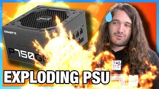 Exploding Power Supplies Gigabyte amp Newegg Dumping Unsellable Product [upl. by Ploss936]