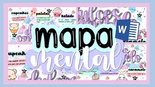 Mapa Mental Bonito en WordFernanda🌺 [upl. by Rick413]