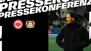 quotVerdienter Sieg für Leverkusenquot I Pressekonferenz nach Eintracht  Leverkusen [upl. by Ahsea]