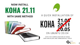 A Quick Installation of Koha 2111  Koha 2105  Koha 20 on Ubuntu 2004  Koha all versions [upl. by Gwendolin620]