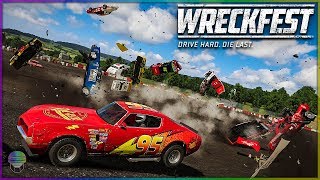 Wreckfest  Xbox One X Gameplay [upl. by Aliam679]