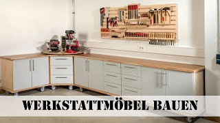 Bauplan Werkstattmöbel selber bauen [upl. by Aihtekal]