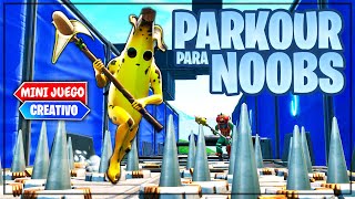 EL PARKOUR MAS FACIL DEL MUNDO FORTNITE MINIJUEGOS [upl. by Asir]