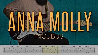 Anna Molly  Incubus HD Guitar Tutorial With Tabs [upl. by Selia615]