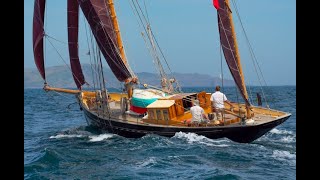 Mayflower 50 Gaff Yawl Martha Primrose  Classic Sailing Boat For Sale [upl. by Nerita]