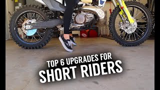 TOP 6 Upgrades for Short Riders  Enduro Edition [upl. by Ebarta]