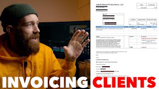 HOW TO PROPERLY INVOICE CLIENTS [upl. by Boiney]