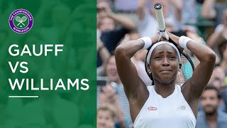 Best points from Coco Gauff vs Venus Williams  The Greatest Championships [upl. by Nadler]