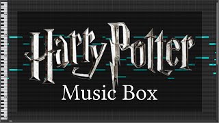 1 Hour Loop Hedwigs Theme  Harry Potter Celesta Part Music BoxMIDI [upl. by Orfurd]