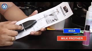 IKEA MILK FROTHER Review amp Battery Installation [upl. by Earla]