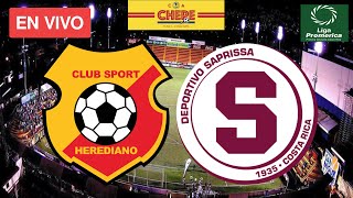 CS HEREDIANO VS SAPRISSA EN VIVO Jornada 5 Liga Promerica 2024 [upl. by Fayre]