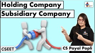 Holding Company and Subsidiary Company  Difference between Holding company and subsidiary company [upl. by Vivyan]