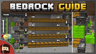 SIMPLE MultiItem Sorter A MUST SEE  Bedrock Guide S1 EP48  Tutorial Survival Lets Play Minecraft [upl. by Solakcin]