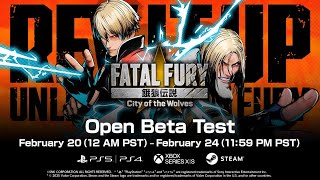 FATAL FURY COTW Open Beta Announced [upl. by Airres389]