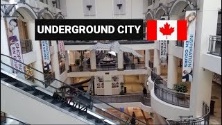 Exploring Montreals Underground City  RESO Montreal  Quebec Canada 🇨🇦 [upl. by Oletha]