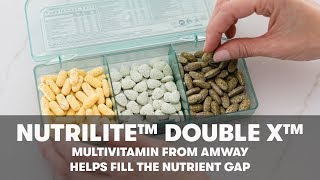 Double X Multivitamin Helps Fill the Nutrient Gap  Amway [upl. by Publea348]