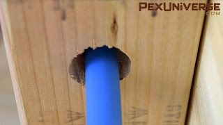 Drilling holes for Pex installation [upl. by Hong]