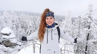 Tief verschneites Deutschland Traumhafte Winterwanderung im Fichtelgebirge [upl. by Marden]