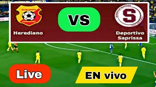 HEREDIANO VS SAPRISSAA EN VIVO ⚽ JORNADA 5 PRIMERA DIVISION [upl. by Adlaremse]