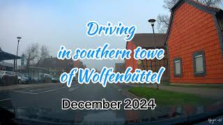 Driving in the southern of Wolfenbüttel December 2024 [upl. by Nnyre]